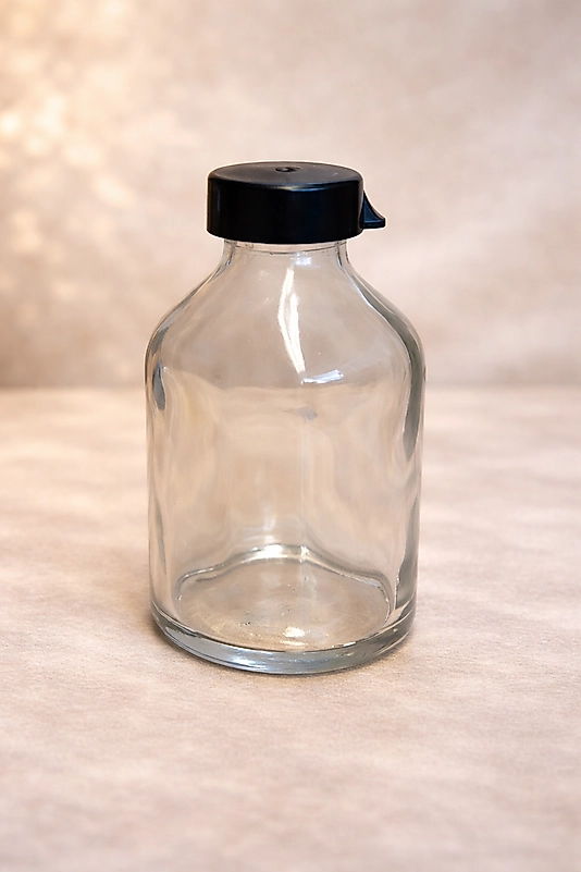 Cam Difüzör Şişesi – Siyah Kapaklı Premium Oda ve Araç Kokusu Şişesi, 50 ml