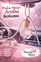 Pudra Notalı Araba Kokusu – Temiz ve Ferah Uzun Süre Kalıcı Oto Araç Kokusu