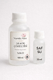 Narnia Miss Parfüm Yapım Seti – +96 D Alkol Çözeltisi ve Saf Su (100 ml + 20 ml)