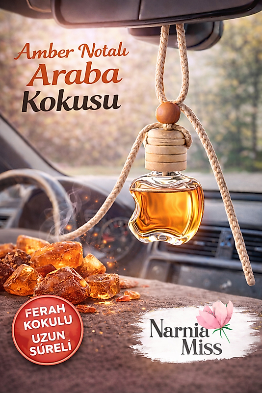 Amber Araba Kokusu | Oriental Sıcak Oto Koku | Uzun Süre Kalıcı