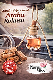 Sandal Ağacı Notalı Araba Kokusu – Odunsu ve Uzun Süre Kalıcı Oto Araç Kokusu