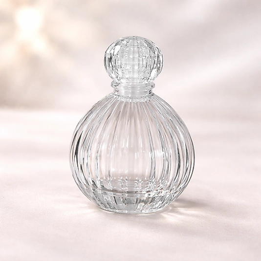 Yuvarlak Çizgili Parfüm Şişesi
