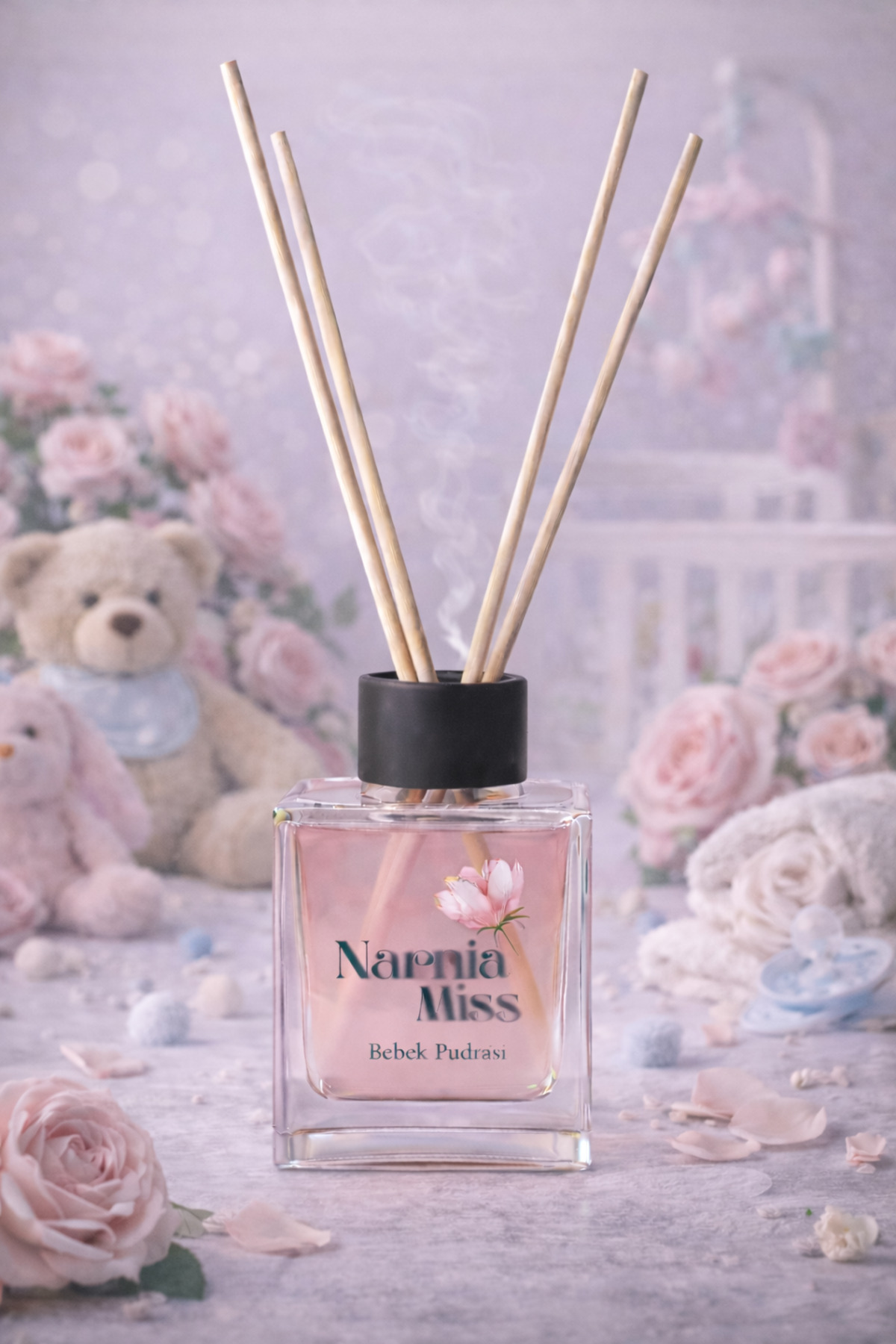 Çubuklu Oda Kokusu Bebek Pudrası 100 ml